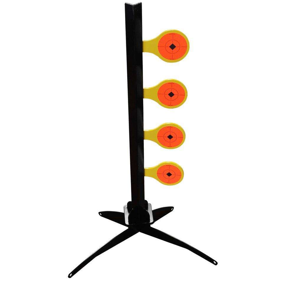 Targets Birchwood Casey Ready Series USA WORLD OF TARGETS .22 RIMFIRE DUELING TREE STAND YELLOW